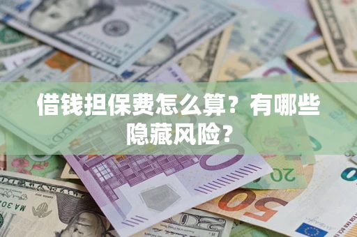 武汉借钱担保费怎么算？有哪些隐藏风险？