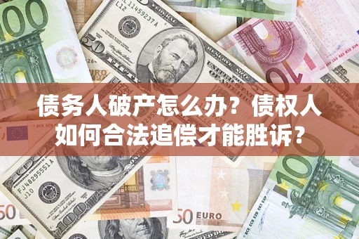 武汉债务人破产怎么办？债权人如何合法追偿才能胜诉？
