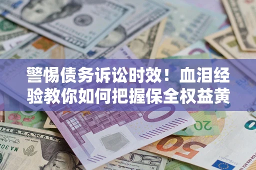 武汉警惕债务诉讼时效！血泪经验教你如何把握保全权益黄金期