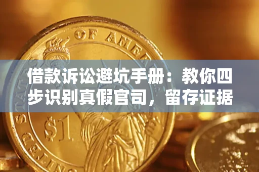 武汉借款诉讼避坑手册：教你四步识别真假官司，留存证据不踩雷