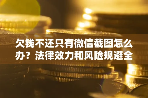 武汉欠钱不还只有微信截图怎么办？法律效力和风险规避全解析