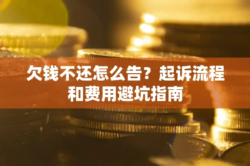 武汉欠钱不还怎么告?起诉流程和费用避坑指南 武汉欠钱不还怎么告?起诉流程和费用避坑指南