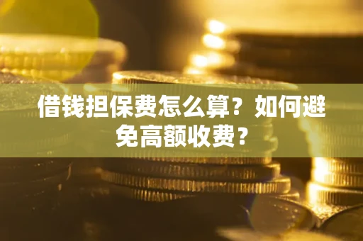 武汉借钱担保费怎么算？如何避免高额收费？