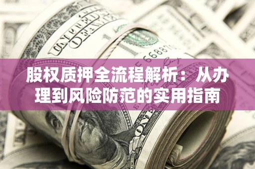 武汉股权质押全流程解析：从办理到风险防范的实用指南