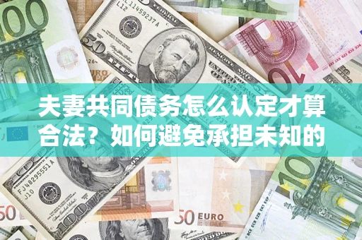 武汉夫妻共同债务怎么认定才算合法？如何避免承担未知的债务风险？