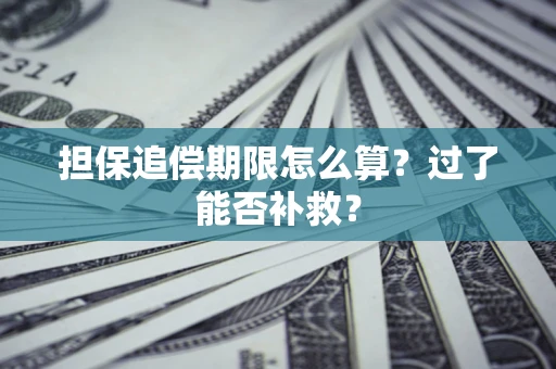 武汉担保追偿期限怎么算？过了能否补救？